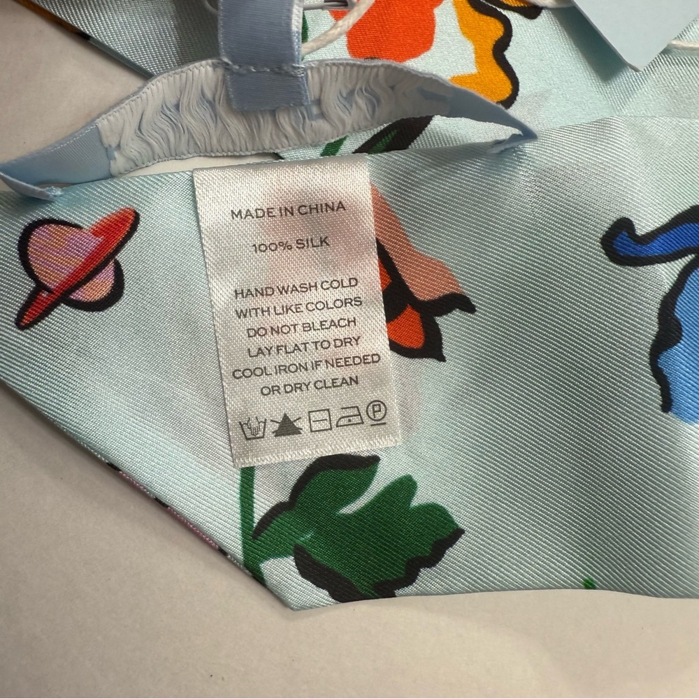 NWT Hill House Lucky Scarf Space Floral - Picture 4 of 7